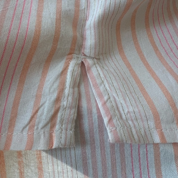 Gap easy stripe shirt. Color multi pink stripe. Size XL in excellent con… - Picture 13 of 14